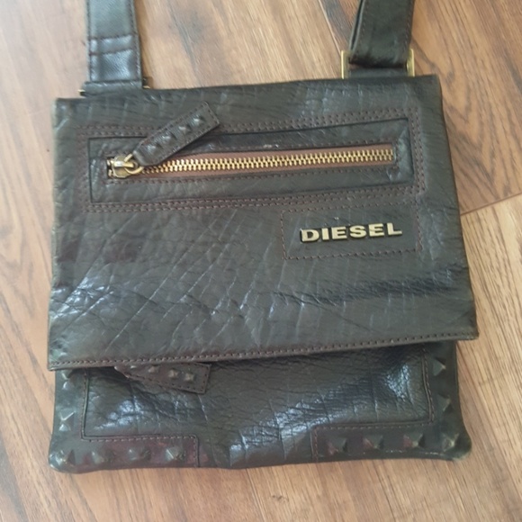 diesel leather bag